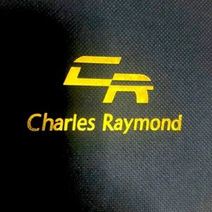 Iced out CZ gold watch Raymond Charles